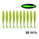 10CM Fishing Accessories Soft Lures for Bait All Artificial Feeder Silica Gel Crankbaits Tackle 2021 Surface Sea Lure With Salt