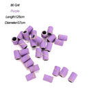 100Pcs/Pack Sanding Bands Electric Nail Drill Bit Accessories Nail UV Gel Polish Removal 80# 120# 180# Sand Circle Manicure Tool