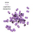 100Pcs/Pack Sanding Bands Electric Nail Drill Bit Accessories Nail UV Gel Polish Removal 80# 120# 180# Sand Circle Manicure Tool