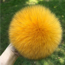 100% natural fox fur pompom raccoon fur pom pom for hat beanies DIY Fur Pompon For Caps Bags Scarf Accessories