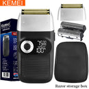 Kemei Electric Shaver Trimmer For men hair clipper Men's shaver Barber professional Razor Reciprocating Foil Shaving Machine