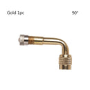 1Pc 45/90/135 Degree Air Tyre Valves For Truck Motorcycle Cycling Accessories Adapter Car Valve Extension Stem Brass High qualit