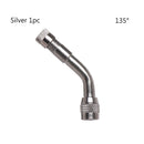1Pc 45/90/135 Degree Air Tyre Valves For Truck Motorcycle Cycling Accessories Adapter Car Valve Extension Stem Brass High qualit