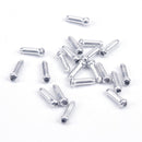 20PCS Bicycle Cable End Caps Bike Wire End Caps Brake Derailleur Shifter Cable Tips Crimps Tail Cap Bike Accessories