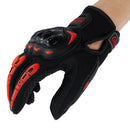 Motorcycle Glove Moto PVC Touch Screen Breathable Powered Motorbike Racing Riding Bicycle Protective Gloves Summer