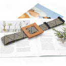1pc Summer Women Braided Elastic Belt Buckle Vintage Bohe Straw Buckle Belt Women Knitted Belt Dress Belt 6styles