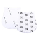 2Pcs/Lot Burp Cloth Organic Cotton Absorbent Towel Soft Comfortable Baby Burp Cloths Wholesale Fashionable Burp Cloth Boy Bibs