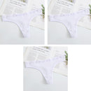 3Pcs New Women's Underwear Panties Cotton Sexy Thong Soft Low-waist G-String Breathable Comfortable Fashion Lingerie