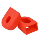 1Pair Silicone MTB Road Bike Crank Protector Cover Bike Carbon Fiber Fixed Gear Crank Protectors Bicycle Accessories Fixed Tool