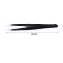 1/2Pcs Stainless Steel Elbow Antistatic Nail Tweezers Nail Rhinestone Paillette Nipper Manicure Decorations Picking Tweezer Clip