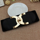 2020 New Fashion Korean Style Buckle Elastic Wide Belt Wide Cummerbund Strap Belt Waist Female Women Accessories