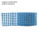 1 Roll 8/24 Rows Gold Silver Crystal Diamond Mesh Rhinestone Ribbon for Birthday Wedding DIY Decoration Cake Wrap Crystal Tulle