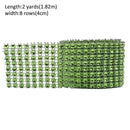 1 Roll 8/24 Rows Gold Silver Crystal Diamond Mesh Rhinestone Ribbon for Birthday Wedding DIY Decoration Cake Wrap Crystal Tulle