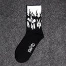 1 pair Men's and women's socks autumn Breathable ins Korean middle tube tide net red street long socks