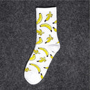 1 pair Men's and women's socks autumn Breathable ins Korean middle tube tide net red street long socks