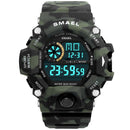 Watches Men Digital Watch White SMAEL Sport Watch 50M Waterproof Auto Date relogio masculino Digital Military Watches Mens Sport