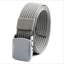 Hot sale Men /women belt High Quality Automatic Buckle Nylon Belt OutdoorTravel Tactical Waist Belt Unisex add long Belts 140cm