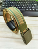 Hot sale Men /women belt High Quality Automatic Buckle Nylon Belt OutdoorTravel Tactical Waist Belt Unisex add long Belts 140cm