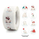 Stickers 500 pcs/roll Teacher Reward Sticker Fun Motivation animal Stickerfor School Teacher Student Stationery Stickers Kids