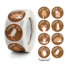 Stickers 500 pcs/roll Teacher Reward Sticker Fun Motivation animal Stickerfor School Teacher Student Stationery Stickers Kids