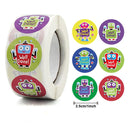 Stickers 500 pcs/roll Teacher Reward Sticker Fun Motivation animal Stickerfor School Teacher Student Stationery Stickers Kids