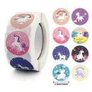 Stickers 500 pcs/roll Teacher Reward Sticker Fun Motivation animal Stickerfor School Teacher Student Stationery Stickers Kids