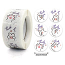 Stickers 500 pcs/roll Teacher Reward Sticker Fun Motivation animal Stickerfor School Teacher Student Stationery Stickers Kids