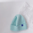 Autumn Winter Solid Color Baby Knitted Hats Kids Girls Boys Beanies Caps Warm Soft Casual Hats for Children