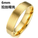 2017 Fashion Charm Jewelry ring men stainless steel Black Rings For Women