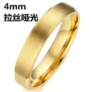 2017 Fashion Charm Jewelry ring men stainless steel Black Rings For Women