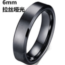 2017 Fashion Charm Jewelry ring men stainless steel Black Rings For Women