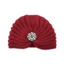 Women Autumn Winter Knot Bandana Turban Resuable Foldable Bonnet Hat Night Cap Sleep Head Cover Solid Color Headwrap Headscarf