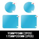 2Pcs/Set Rainproof Car Accessories Car Mirror Window Clear Film Membrane Anti Fog Anti-glare Waterproof Sticker Driving Safety