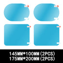 2Pcs/Set Rainproof Car Accessories Car Mirror Window Clear Film Membrane Anti Fog Anti-glare Waterproof Sticker Driving Safety