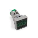1pc Mini New 22MM AC 20-500V Voltmeter Square Panel LED Digital Voltage Meter Indicator Light Tester Red Blue Yellow Green White