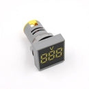 1pc Mini New 22MM AC 20-500V Voltmeter Square Panel LED Digital Voltage Meter Indicator Light Tester Red Blue Yellow Green White