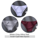 3Pcs Seamless Ventilation Cotton Briefs for Women Lady Low Waist Underpants Female Solid Color Knickers M-2XL Intimates Lingerie