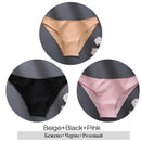 3Pcs Seamless Ventilation Cotton Briefs for Women Lady Low Waist Underpants Female Solid Color Knickers M-2XL Intimates Lingerie