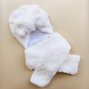 Baby Cotton Hat  Autumn Winter Children's Scarf Hat Sets  Bowknot Ear Baby Girl Boy Warm Beanies