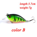1PCS Wobblers Quality Crankbait Simulation Fishing Lure 5.7cm 7g Jerkbait Floating Hard Bait Bass Carp Pesca Fishing Tackle