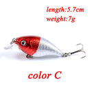 1PCS Wobblers Quality Crankbait Simulation Fishing Lure 5.7cm 7g Jerkbait Floating Hard Bait Bass Carp Pesca Fishing Tackle