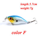 1PCS Wobblers Quality Crankbait Simulation Fishing Lure 5.7cm 7g Jerkbait Floating Hard Bait Bass Carp Pesca Fishing Tackle