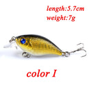 1PCS Wobblers Quality Crankbait Simulation Fishing Lure 5.7cm 7g Jerkbait Floating Hard Bait Bass Carp Pesca Fishing Tackle