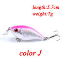 1PCS Wobblers Quality Crankbait Simulation Fishing Lure 5.7cm 7g Jerkbait Floating Hard Bait Bass Carp Pesca Fishing Tackle