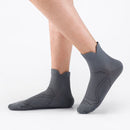 1Pair Professional Thin Anti-slip Breathable No Sweat Sports Socks Marathon Basketball Yoga Running Socks Athletic Men Women
