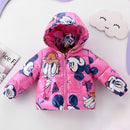 Disney Jacket for Girls Children's Lightweight Down Jacket Boys and Girls White Duck Down Girls' Bright Minnie Children's Jacket