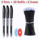 25 Pcs/set Kawaii Erasable pens Gel Pen cute gel pens school Writing Stationery for Notebook scholl supplies pen cute pens