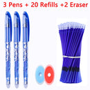 25 Pcs/set Kawaii Erasable pens Gel Pen cute gel pens school Writing Stationery for Notebook scholl supplies pen cute pens