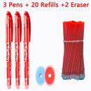 25 Pcs/set Kawaii Erasable pens Gel Pen cute gel pens school Writing Stationery for Notebook scholl supplies pen cute pens