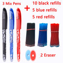 25 Pcs/set Kawaii Erasable pens Gel Pen cute gel pens school Writing Stationery for Notebook scholl supplies pen cute pens